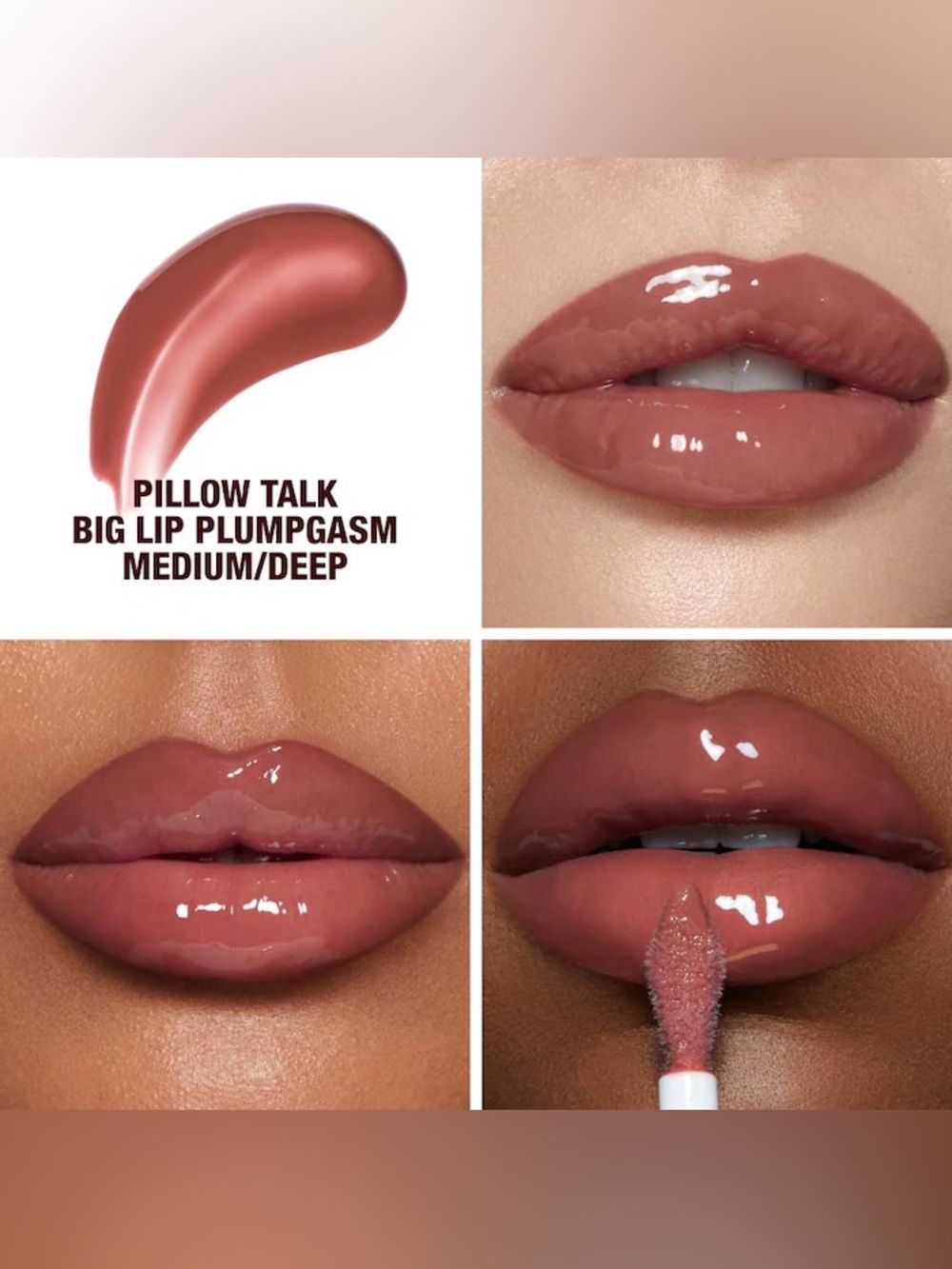 Charlotte Tilbury Pillow Talk Big Lip Plumpgasm Plumping Lip Gloss - Picture 12 of 14